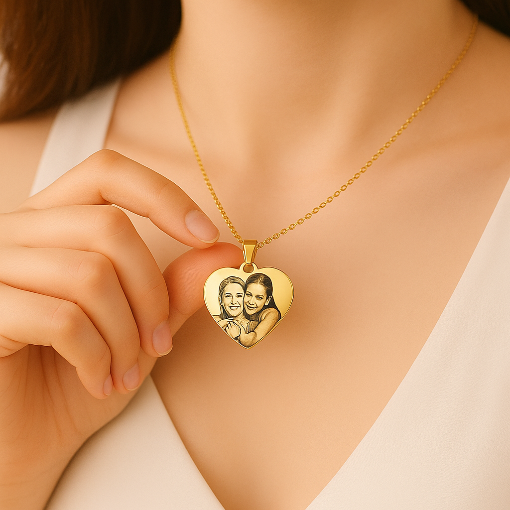 "Amor Eterno" Collar Corazón Personalizado