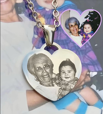 "Amor Eterno" Collar Corazón Personalizado