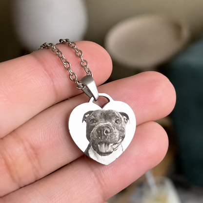 "Amor Eterno" Collar Corazón Personalizado