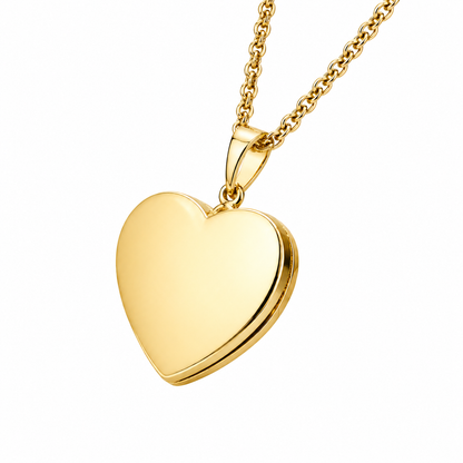 "Amor Eterno" Collar Corazón Personalizado