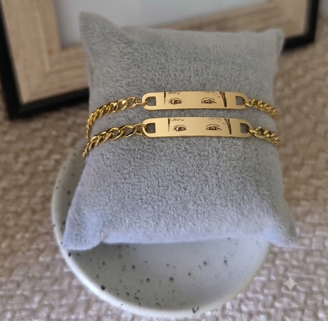 "Mi tesoro” Pulsera Personalizada Para Papá