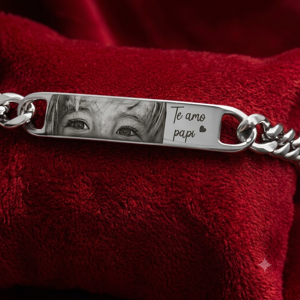 "Mi tesoro” Pulsera Personalizada Para Papá