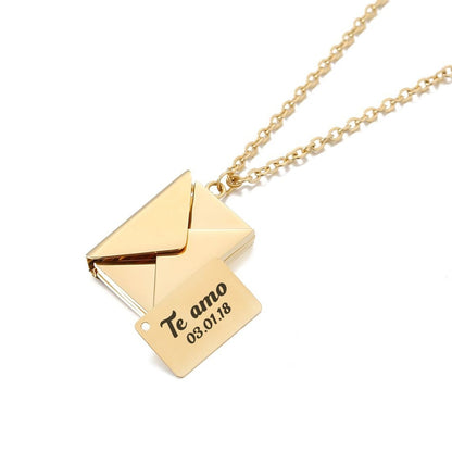 “Mensaje Eterno” Collar personalizado + box de regalo