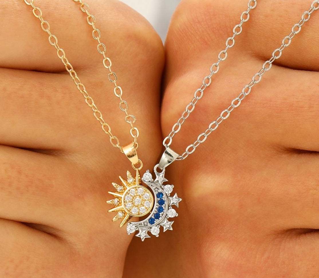 “Sol y Luna” Set de collares + box de regalo