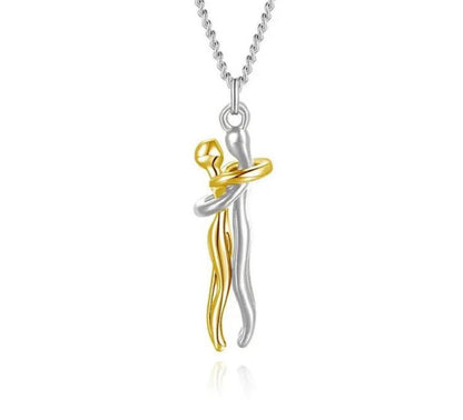 COLLAR ABRAZO ETERNO + REGALO ESPECIAL: CAJA DECORADA CON ROSAS