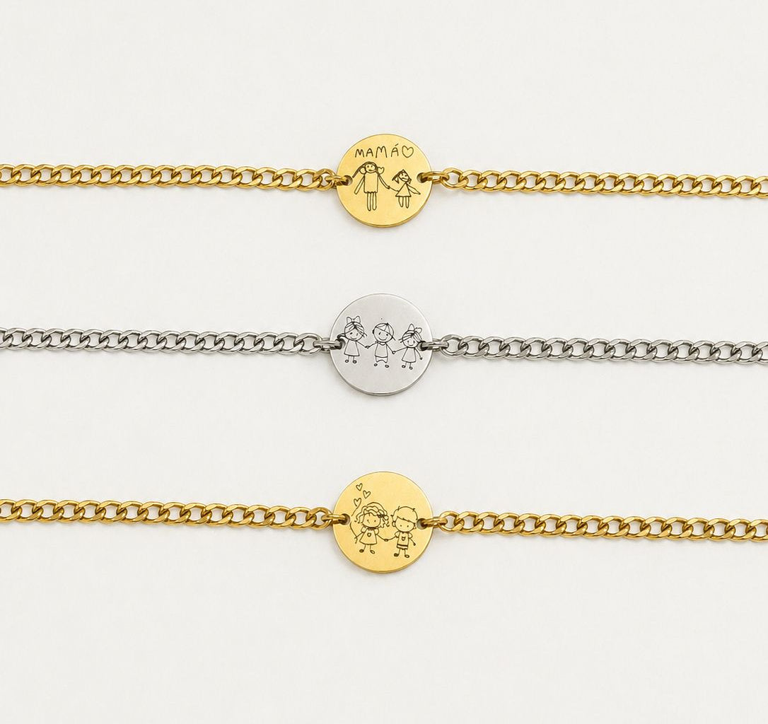 Pulsera Personalizada para Mamá + Box de regalo