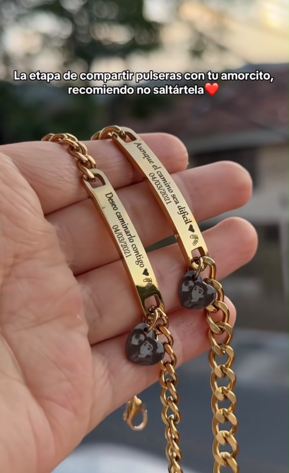 "Línea del Recuerdo" pulsera personalizada