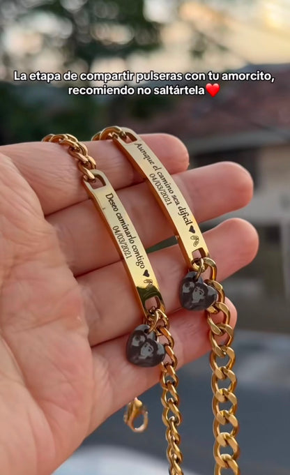 "Línea del Recuerdo" pulsera personalizada