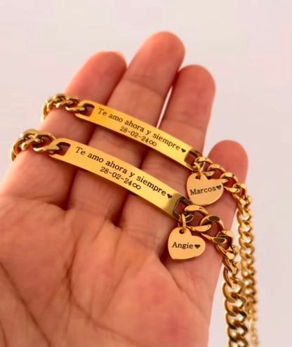 "Línea del Recuerdo" pulsera personalizada