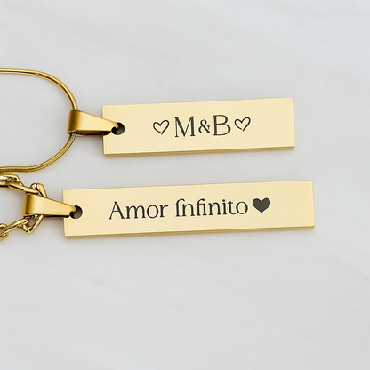 “Vínculo Infinito” Collar personalizado + box de regalo